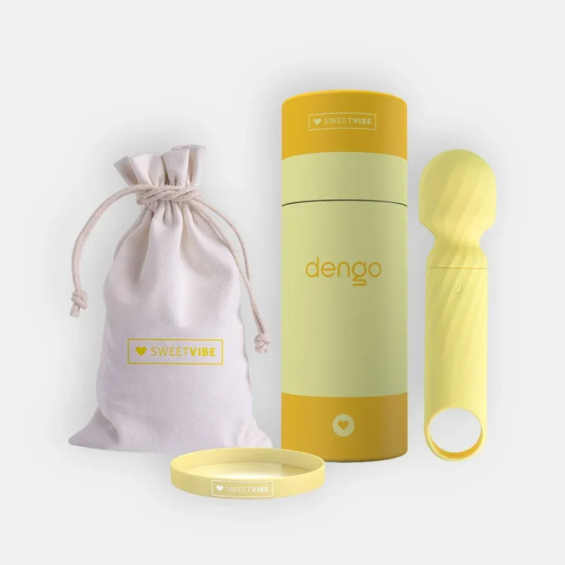 Vibrador Multivelocidade Recarregável Sweet Vibe Dengo Amarelo