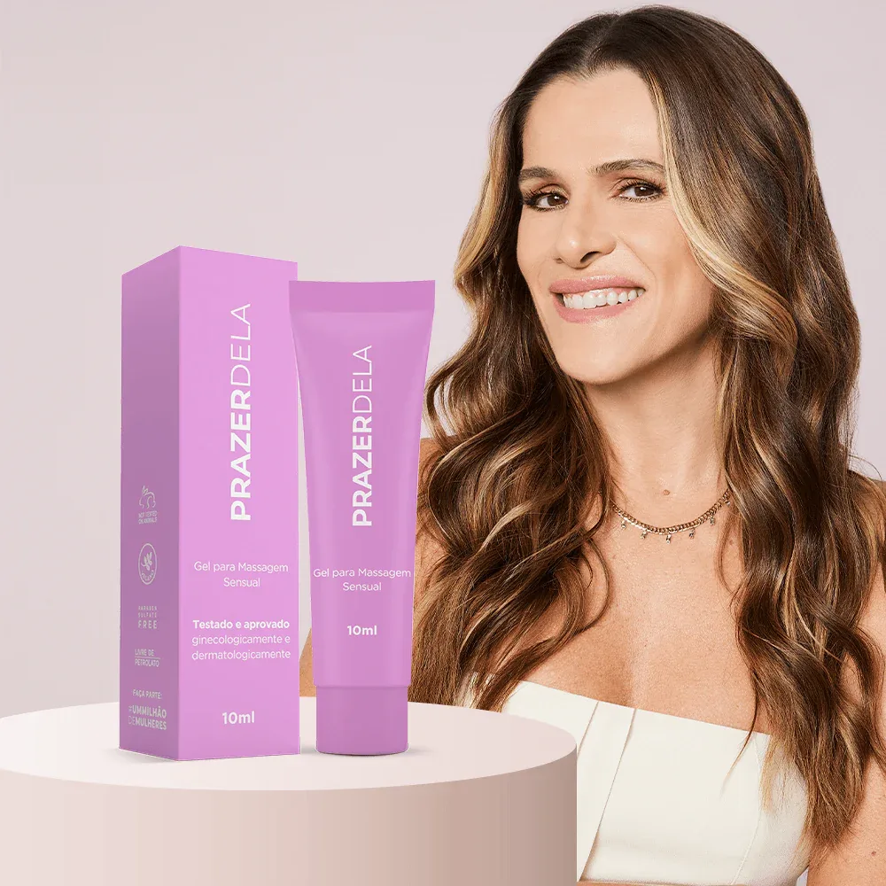 Gel Excitante Feminino Prazer Dela - 10 ml
