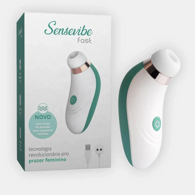 Estimulador de Clitóris (Sugador) Recarregável Sensevibe Fast