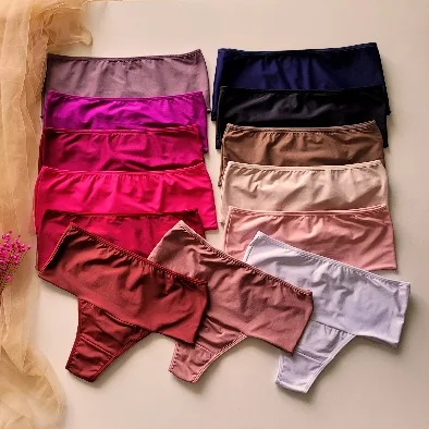 CALCINHA FIO HOT PANT COM COSTAS E CINTURA DUPLAS