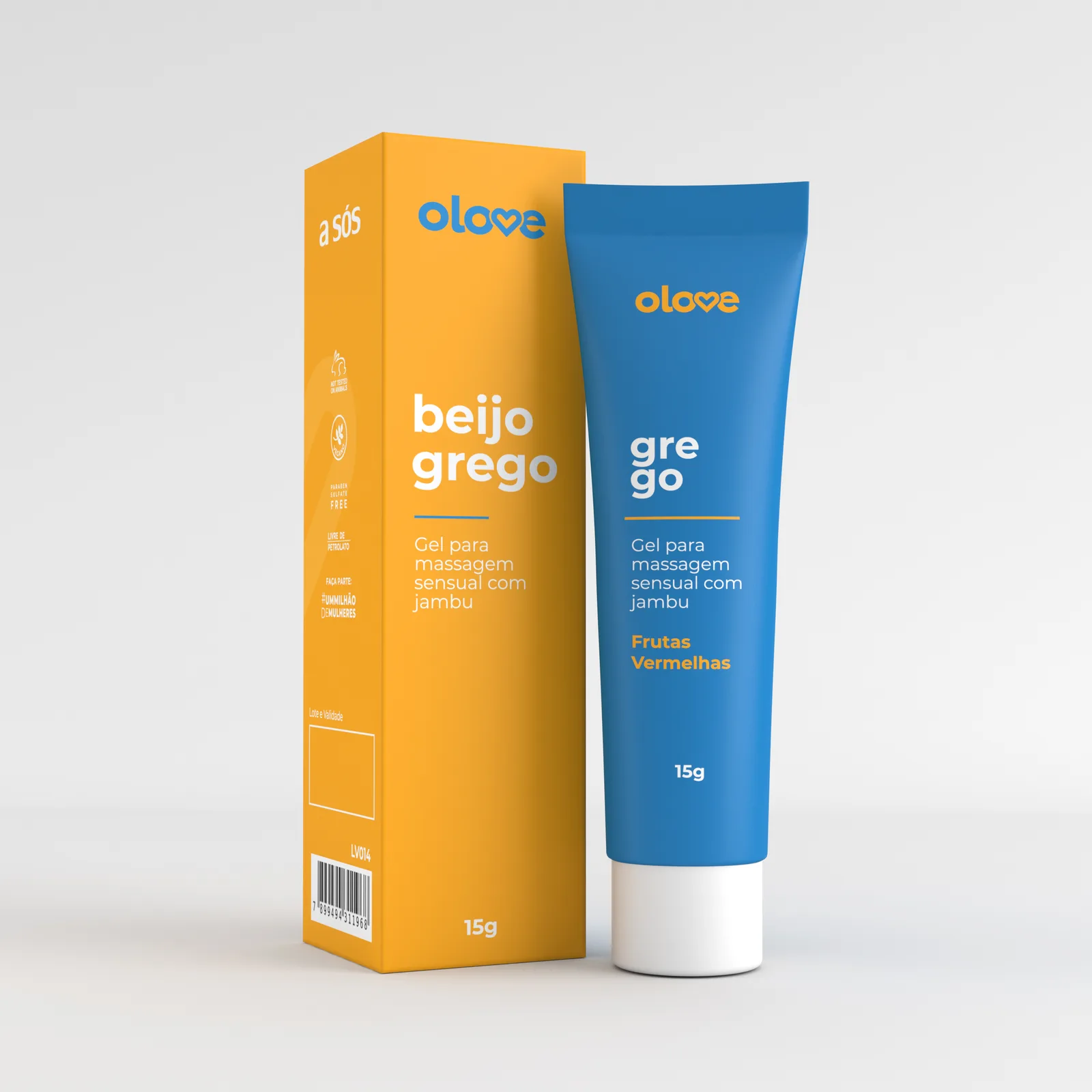 Gel Excitante Beijável Olove Beijo Grego - 15 g