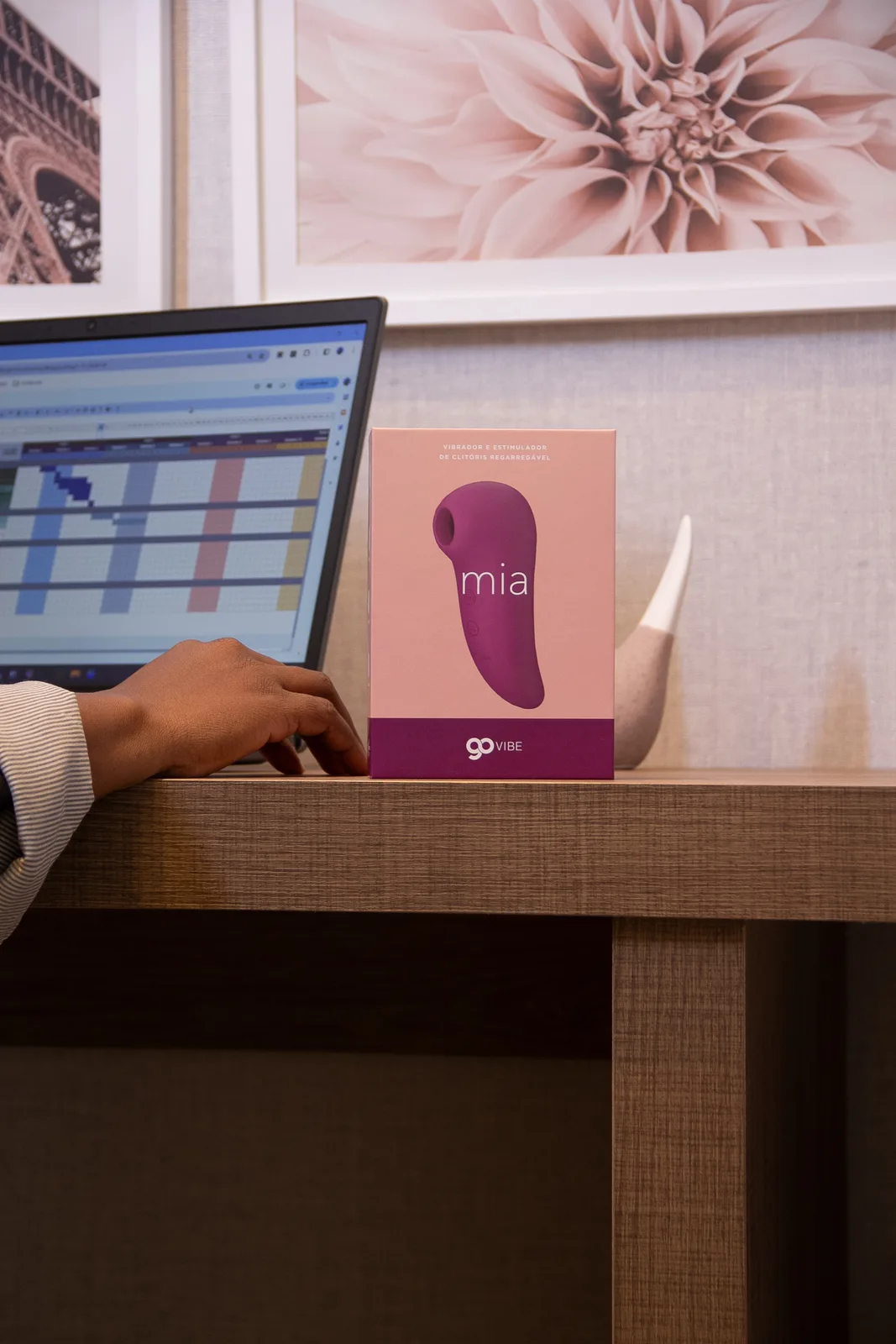 Estimulador de Clitóris Recarregável Go Vibe Mia